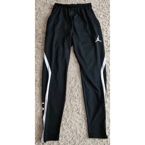 Jordan Other - Mens Nike Air Jordan Pants Black Alpha Dry Flex Dri-Fit Track 23 Training- Small